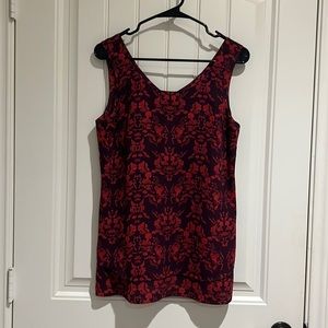 CABI sleeveless blouse v neck